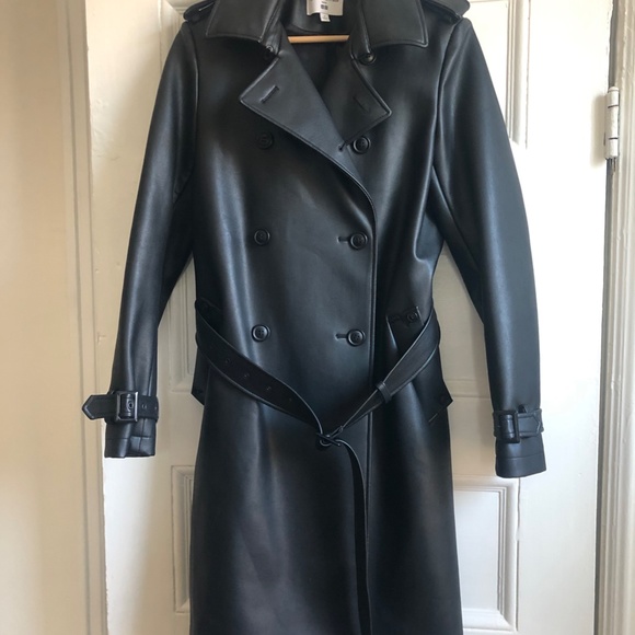 UNIQLO X Carine Roitfeld NEO-LEATHER COAT SIZE S - Picture 8 of 11